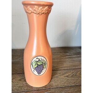 Vintage Wine Country Himark Terra Cotta Wine Carafe made in Taiwan